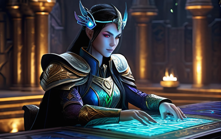 아이온 룬 시스템 공략 - **Aion Ranger's Triumphant Discovery of a Gold Rune:** A graceful yet formidable Aion Elyos Ranger, ...