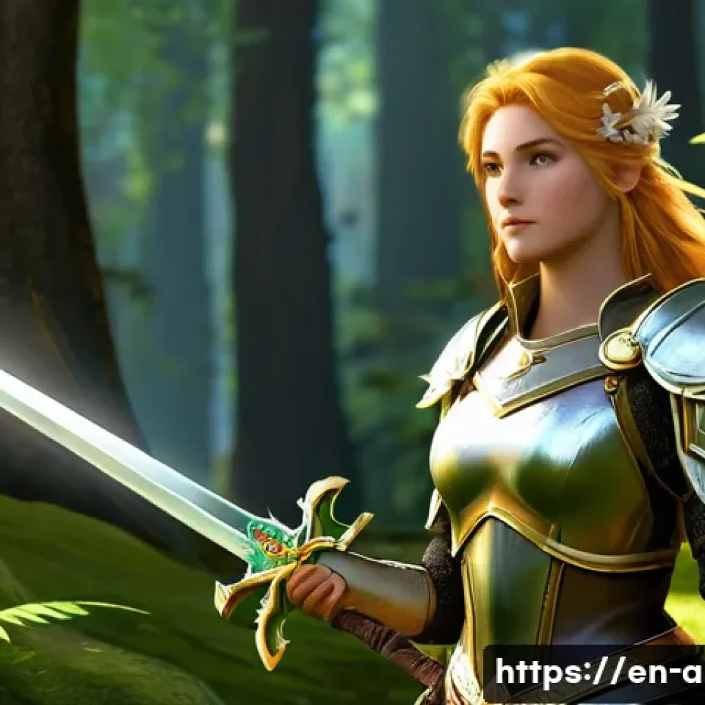 아이온 초보자 장비 추천 - **Prompt: Early Game Elyos Gear Evaluation** "A determined young female Elyos warrior, with long...