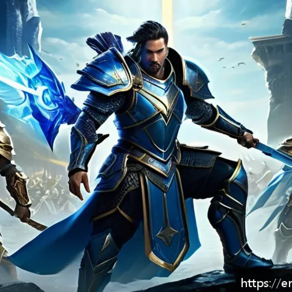 아이온 초보자 가이드 - A dynamic fantasy scene showcasing a group of diverse Aion classes in mid-battle: a heavily armored ...